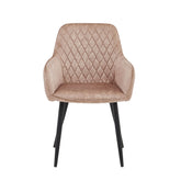 Beverly Eetkamerstoel - Champagne Adore Velvet